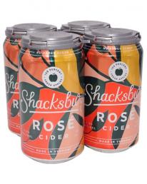 Shacksbury Cider - Ros Cider (4 pack 12oz cans) (4 pack 12oz cans)