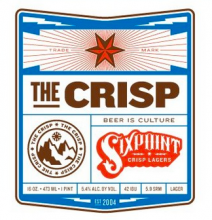 Sixpoint Brewery - The Crisp Pilsner (6 pack 12oz cans) (6 pack 12oz cans)