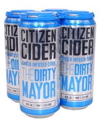 Citizen Cider - The Dirty Mayor Ginger-Infused Cider (4 pack 16oz cans) (4 pack 16oz cans)