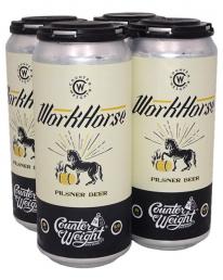 Counter Weight Brewing Co. - Workhorse Pilsner (4 pack 16oz cans) (4 pack 16oz cans)
